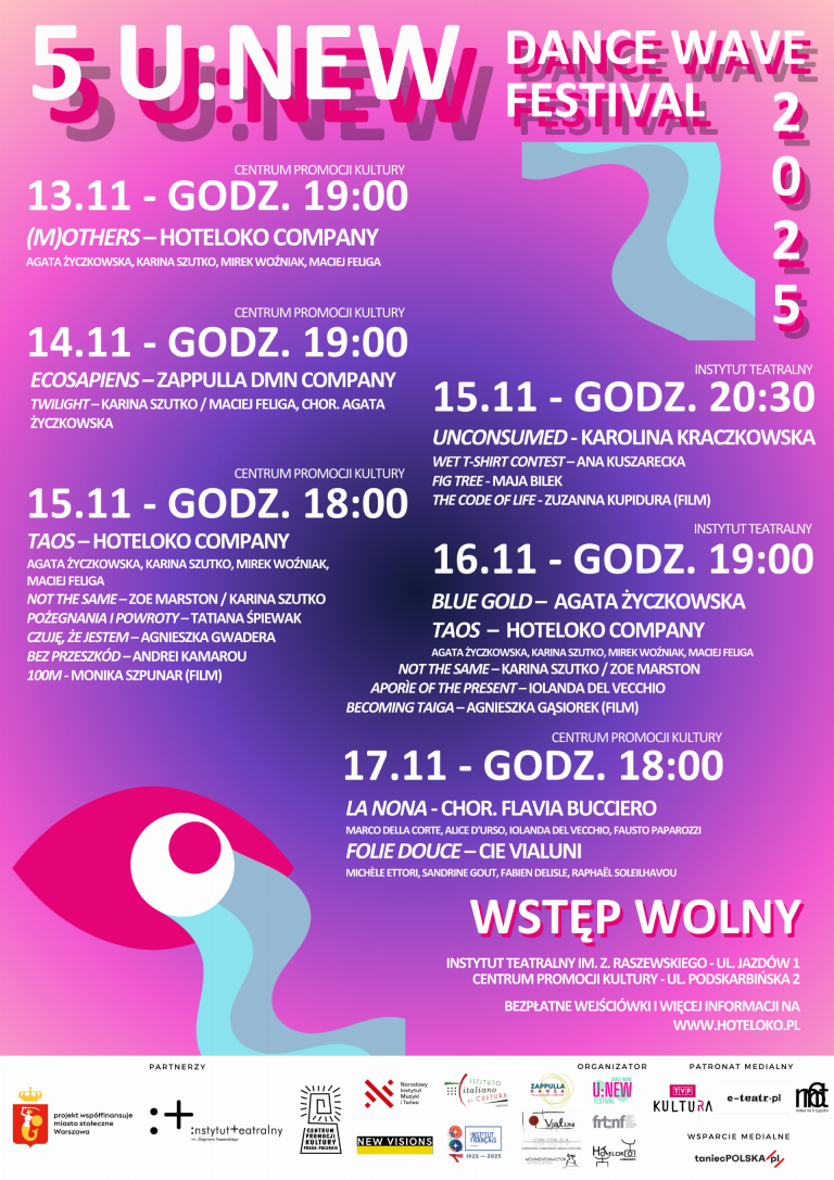 1 U_NEW Dance Wave Festival – AFISZ 2025