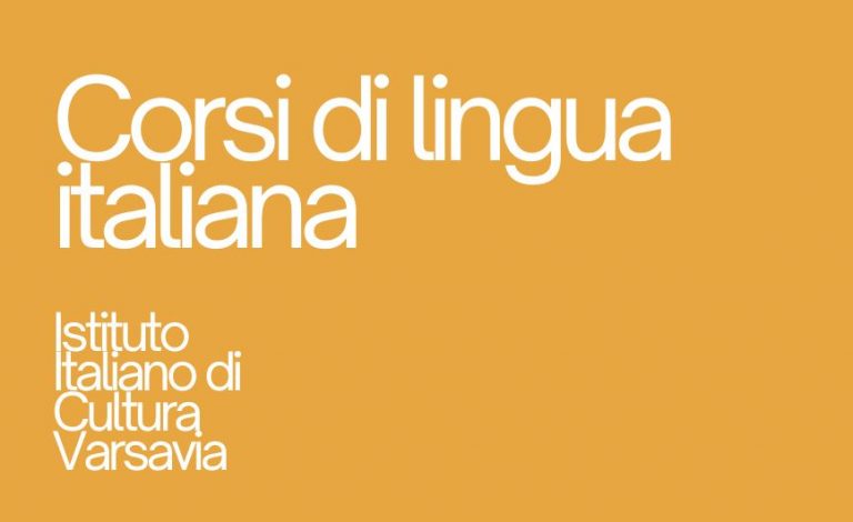 Vai alla pagina https://iscrizioni.iicvarsavia.aspnet.pl/courses